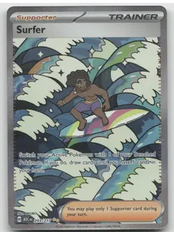 2026 Mega Evolution Ascended Heroes Surfer Secret Rare #293/217 - Image 1