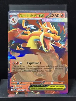 Pokemon Mega Charizard Y ex 022/217 Double Rare Ascended Heroes Near Mint - Image 2