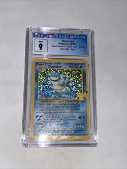 BLASTOISE POKEMON 2021 CELEBRATIONS CLASSIC COLLECTION 2/102 BASE SET HOLO CGC 9 - Image 1