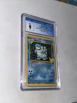 BLASTOISE POKEMON 2021 CELEBRATIONS CLASSIC COLLECTION 2/102 BASE SET HOLO CGC 9 - Image 2