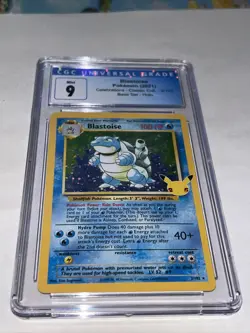 BLASTOISE POKEMON 2021 CELEBRATIONS CLASSIC COLLECTION 2/102 BASE SET HOLO CGC 9 - Image 4