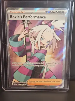 Pokemon TCG - Roxie's Performance 112/086 Me04: Chaos Rising Holo - Image 5