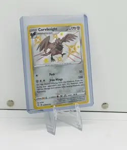 Pokemon TCG Corviknight SV089/SV122 Shining Fates Shiny Holo Rare 2021 EN - Image 1