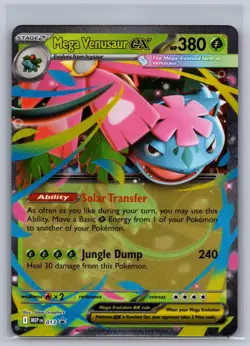 Mega Venusaur ex 013 Holo Promo ME: Mega Evolution Promo Pokemon Near Mint - Image 1