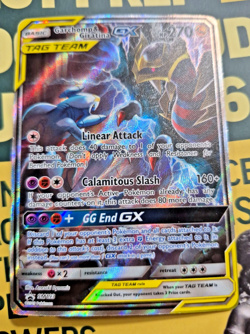 Pokemon TCG Garchomp & Giratina GX SM193 Sun & Moon Promo MP Moderately Played - Image 1