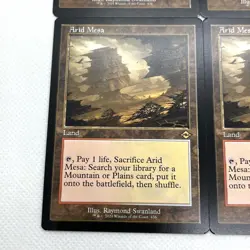 Arid Mesa Old Frame English Set Of 4 Mtg - Image 4