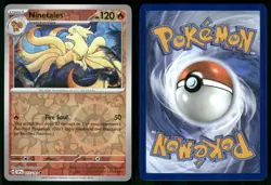 Pokemon Surging Sparks Ninetales 017/191 Uncommon Reverse Holo Near Mint - Image 3