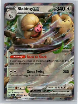 Slaking ex 147/191 Double Rare Surging Sparks Pokemon Near Mint - Image 1