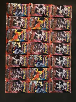 Pokemon TCG Destined Rivals Booster Pack Lot 21 Packs English - Image 1