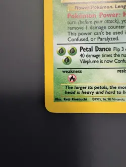 Vileplume | Rare | 15/64 | Jungle | Holo | LP | Vintage 1999 | WOTC Pokemon - Image 5