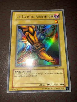 Yu-Gi-Oh! Left Leg Of The Forbidden One - LOB-121- Ultra Rare-Unlimited Damaged! - Image 1