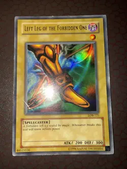 Yu-Gi-Oh! Left Leg Of The Forbidden One - LOB-121- Ultra Rare-Unlimited Damaged! - Image 2