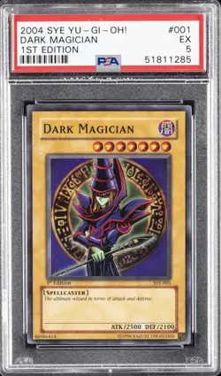2004 SYE YU-GI-OH! STARTER DECK YUGI EVOLUTION 1ST EDITION DARK MAGICIAN PSA 5 - Image 1