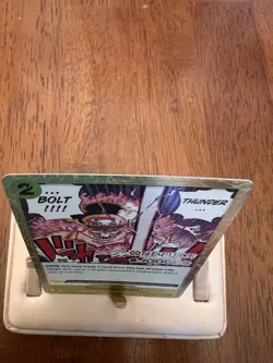 One Piece Judge Card Stamped Thunder Bold foil OP03-121 P - Image 2