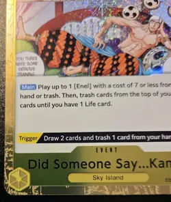 Did Someone Say ...KamiU EB01-060 Pirate Foil Common The Best Vol. 2 One Piece - Image 4