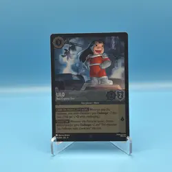 Disney Lorcana TCG Fabled Lilo Best Explorer Ever Cold Foil 174/204 Super Rare - Image 1