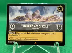 Maui's Place Of Exile 202/204 Rare Into The Inklands Disney Lorcana TCG - Image 1