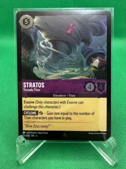 Disney Lorcana Stratos - Tornado Titan 55/204 Cold Foil Into the Inklands Rare - Image 1