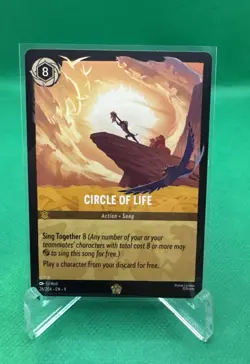 Disney Lorcana CIRCLE OF LIFE Legendary 26/204 EN 9 Non Foil NM - Image 1