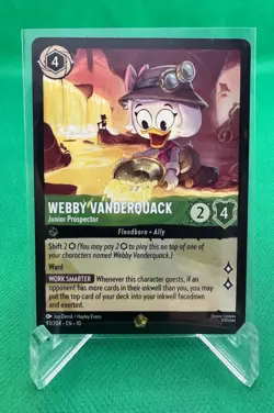 Disney Lorcana - Webby Vanderquack - Junior Prospector - 93/204 - Non Foil - Image 1