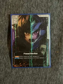 Fatal Strike ST05-014 SP C+ Alt Art Steel Requiem GD03 Gundam TCG Card Game CCG - Image 1
