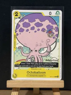 SHIPS TODAY Octoballoon C Adventure on Kami's Island Release Event Card OP15-106 - Image 1