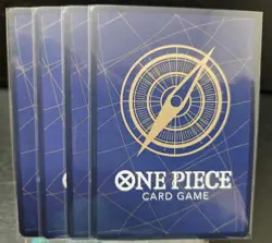One Piece Card Game Monkey D Luffy PRB02-005 SR Super Rare Playset x4 Japan NM - Image 5