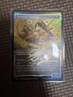 Artist Proof Samurai Of The Sun Foil Mtg - Image 2