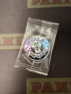 POKEMON CARD OFFICIAL COIN Terapagos prizm Chinese LIMITTED - Image 1