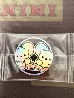 POKEMON CARD OFFICIAL COIN Tandemaus prizm Chinese LIMITTED - Image 1