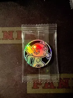 POKEMON CARD OFFICIAL COIN Sableye prizm Chinese LIMITTED - Image 1
