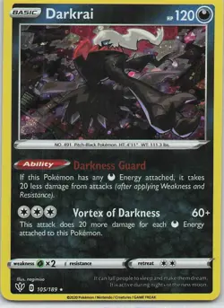 Darkrai - (Cosmos Holo) Promo Miscellaneous Cards & Products 105/189 LP Swirl - Image 1