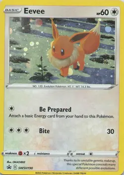 Eevee - Holo Promo SWSH: Sword & Shield Promo Cards SWSH190 MP - Image 1