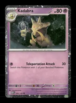 Kadabra 064/165 Holo Miscellaneous Cards & Products NM/M Pokemon - Image 1