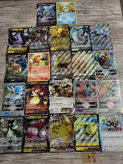 Pokemon *JUMBO* Card Lot Of 22 Oversized Cards Big V Max V Star Gx Ex Charizard - Image 1