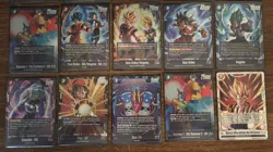 DRAGON BALL Fusion World Dual Evolution FB09 Lot Of 20 SR Super Rare Foil Cards - Image 4
