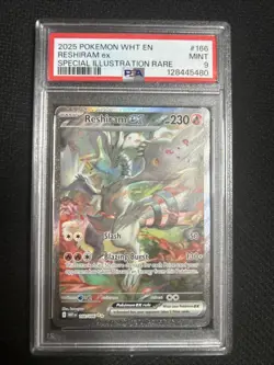 Pokemon TCG Reshiram EX White Flare Mint-Near Mint Condition Card 174/086 BWR - Image 1