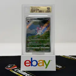 BGS 10 PRISTINE Sylveon #09 15/15 Gem Pack Vol. 2 CBB2 C Chinese Pokemon Cards - Image 1