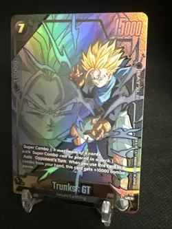 Trunks : GT FB09-110 Alternate Art Dual Evolution Dragon Ball Card English - Image 2