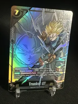 Trunks : GT FB09-110 Alternate Art Dual Evolution Dragon Ball Card English - Image 3