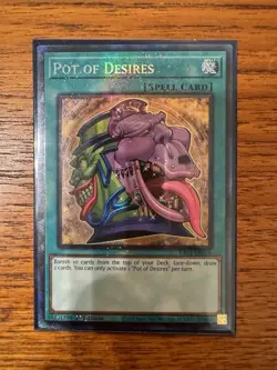 Pot of Desires RA01-EN056 Prismatic Collector's Rare Card NM English - Image 1