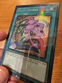 Pot of Desires RA01-EN056 Prismatic Collector's Rare Card NM English - Image 2