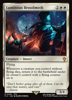 MTG Luminous Broodmoth [FIC] #246 - Image 1