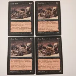 MTG 4 Crypt Rats Visions - Image 1