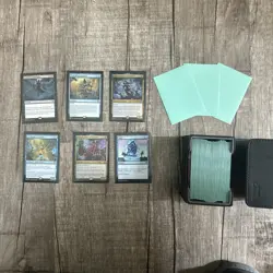 Fae Dominion Commander Deck, Sleeved & Box Wilds Of Eldraine MTG barely Used - Image 1