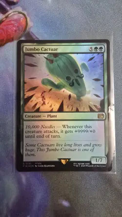 Jumbo Cactuar Final Fantasy Foil - Image 1