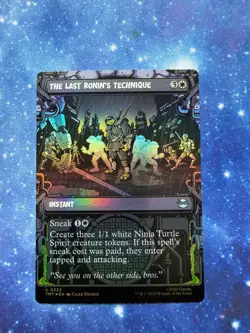 The Last Ronin's Technique (Showcase) Foil U Teenage Mutant Ninja Turtles 223 NM - Image 1