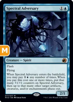 MTG Spectral Adversary Innistrad Midnight Hunt Mythic Creature Spirit NM - Image 1