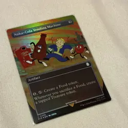 Nuka-Cola Vending Machine 358 MTG Fallout Borderless Foil Uncommon Artifact - Image 2