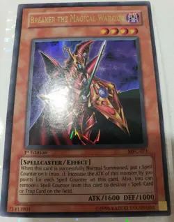 Yugioh Breaker The Magical Warrior Ultra Rare 1st Edition MFC-071 VLP - Image 1